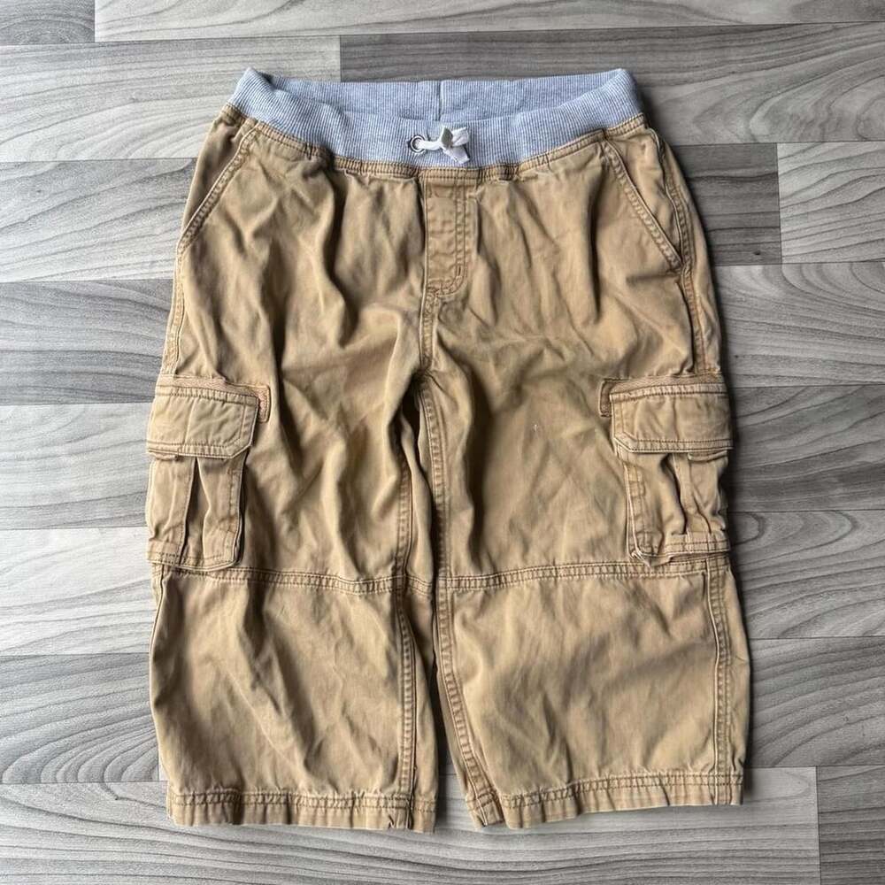Hanna Andersson Tan Cargo Capris Size 150 Y2K